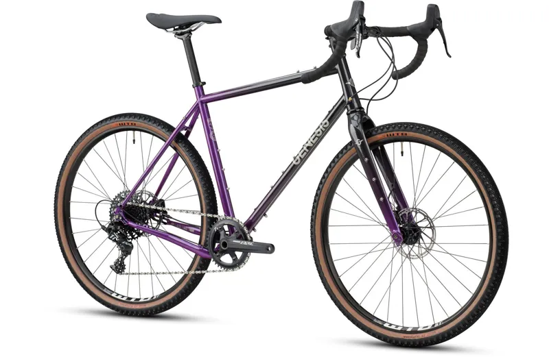 2022 Genesis Fugio 20 Steel Gravel Bike in Purple-1